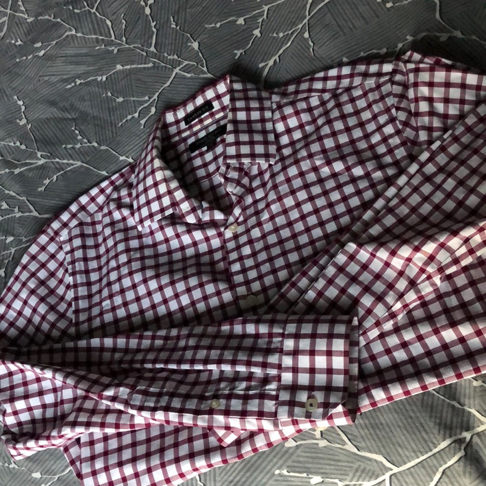 Men’s Banana Republic Camden Dress Shirt Non-Iron Size M Regular Fit